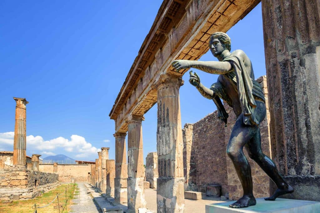 From Rome: Pompeii and Naples tour