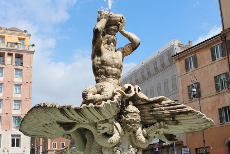 Fuente del Tritón Piazza Barberini