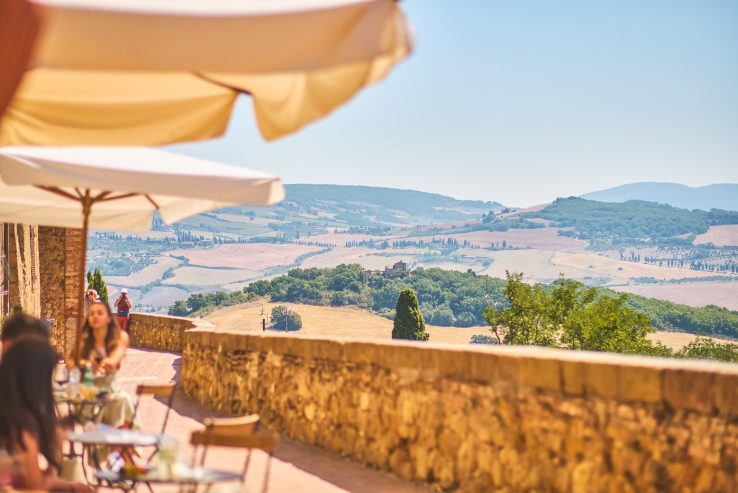 Pienza terrace