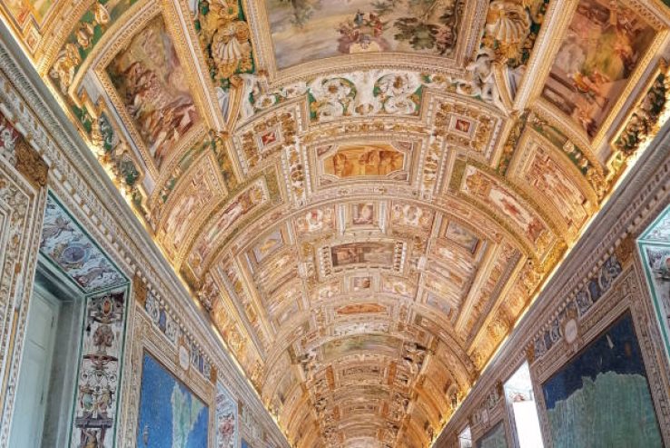 galeria mapas museos vaticanos vista